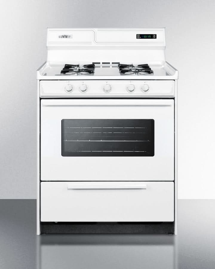 Summit - 30 Wide Gas Range - WNM2307KW