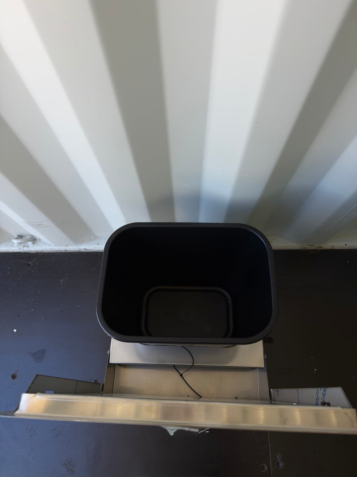 Pacific Coast Manufacturing Stainless Steel Tilt-Out Trash Drawer - PCM-200-TRTO-OB - image 4