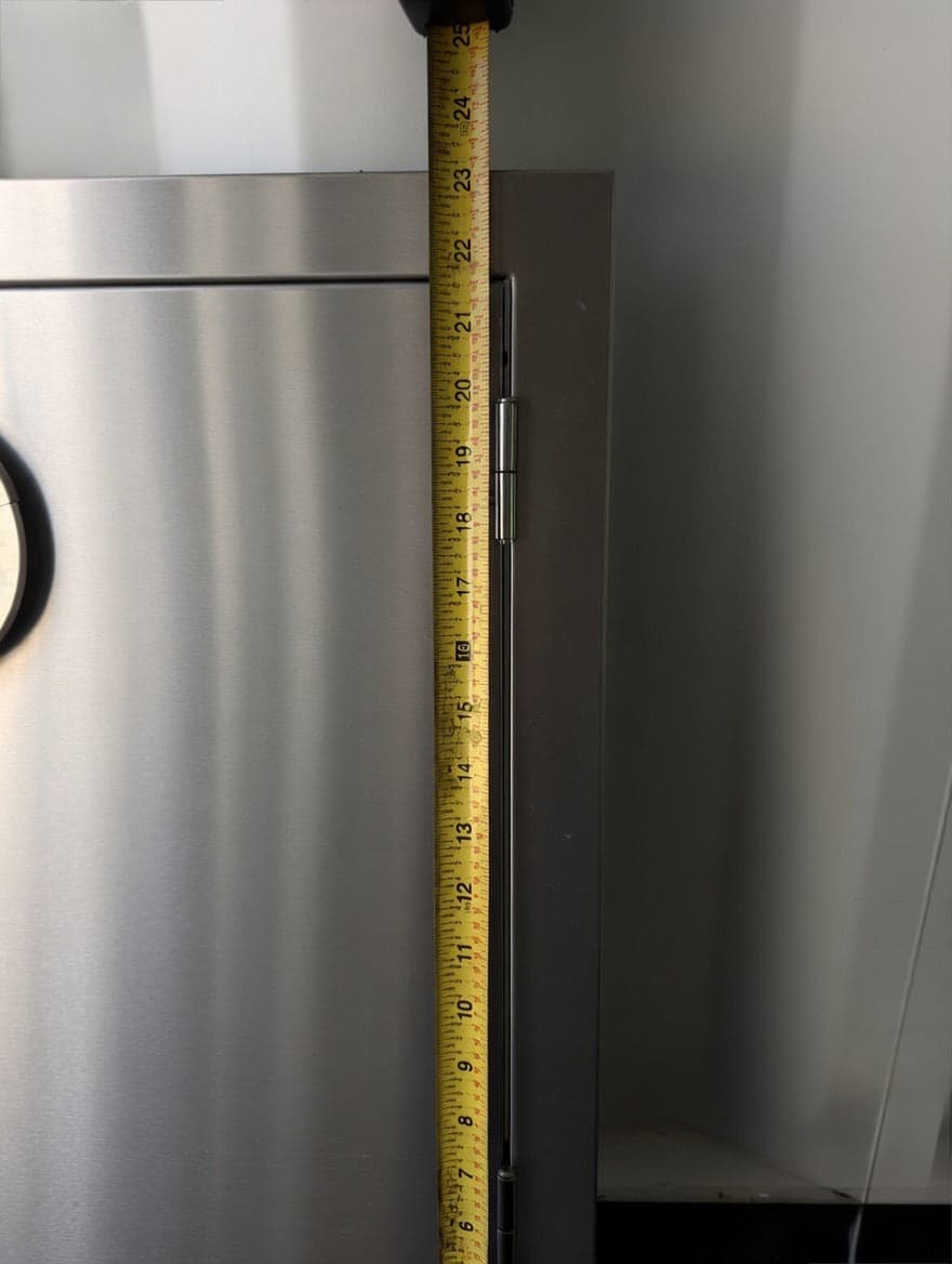PCM 14" x 20" Stainless Steel Vertical Single Access Door - Open Box - PCM-200-14X20V-OB - image 8