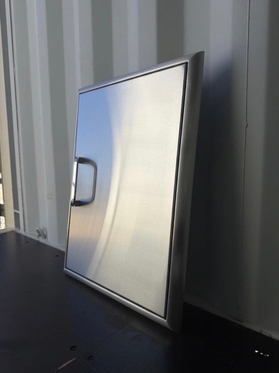 OCI 17" x 24" Professional Series Stainless Steel Vertical Access Door - OCI-14x20ASD-V-OB - image 2