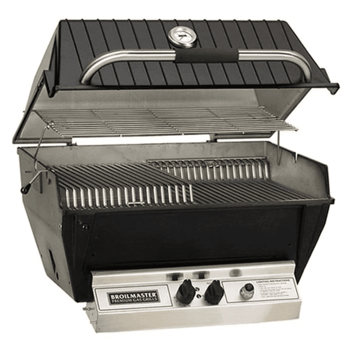 Broilmaster Premium Series - 27-Inch 2-Burner Built-In Grill - Natural Gas - P3XFN