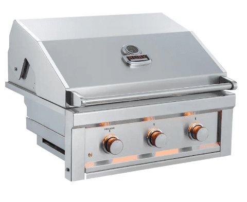 Sunstone Ruby - 30-Inch 3-Burner Built-In Grill - Natural Gas - RUBY3B-NG