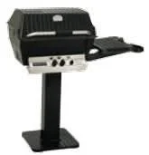 Broilmaster Premium - 24-Inch 2-Burner Black Patio Base Grill - Natural Gas - P4XN + BL26P
