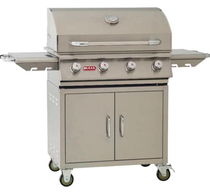 Bull Outlaw - 30-Inch 4-Burner Freestanding Grill Cart - Liquid Propane Gas - 26001