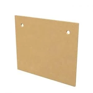 American Fyre Designs GFRC Square Protector Plate for Petite and Grand Petite Cordova, Cafe Blanco- 8205-CB