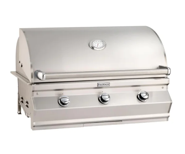 Fire Magic Choice C540I - 30-Inch 3-Burner Built-In Grill with Analog Thermometer - Liquid Propane Gas - C540I-RT1P