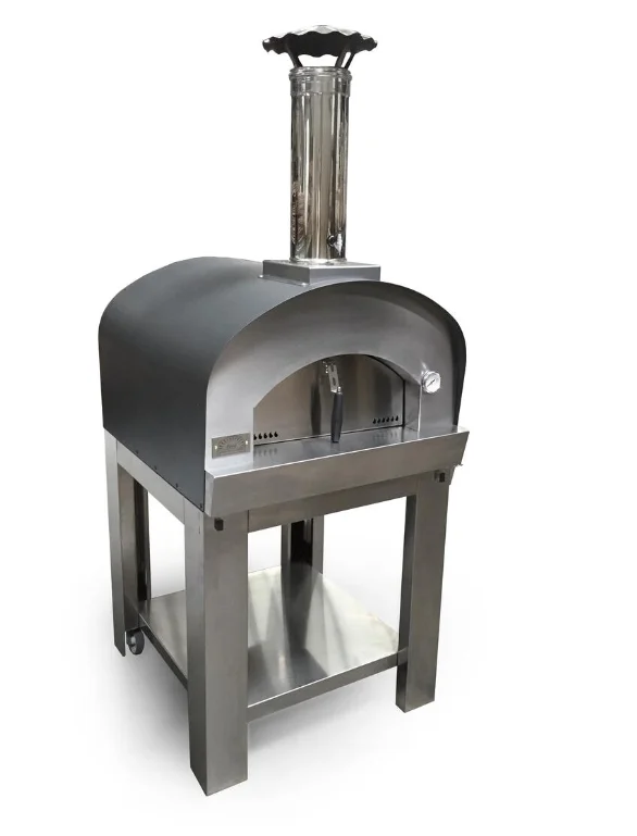 Sole Gourmet Italia - 32-Inch Freestanding Outdoor Pizza Oven - Wood Fired - ITALIA2432-PKG