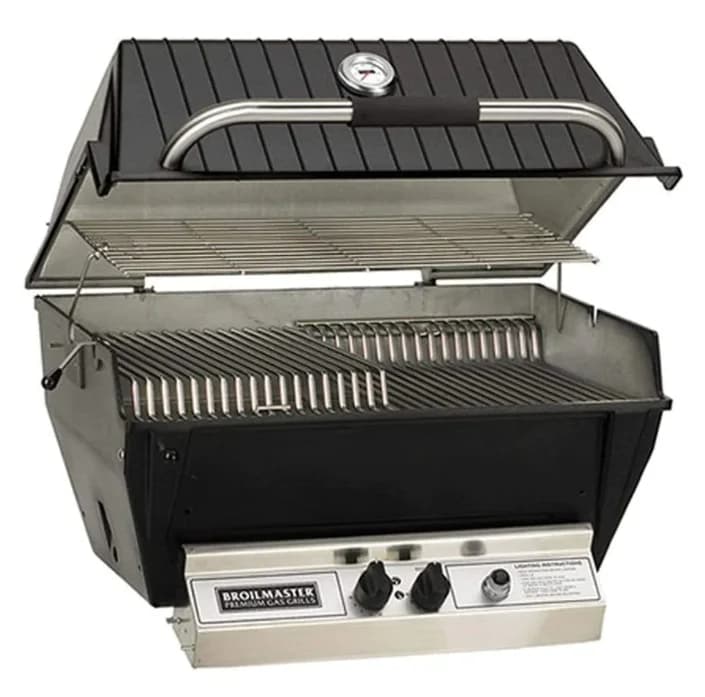 Broilmaster Premium Series - 27-Inch 2-Burner Built-In Grill - Natural Gas - P3XFN