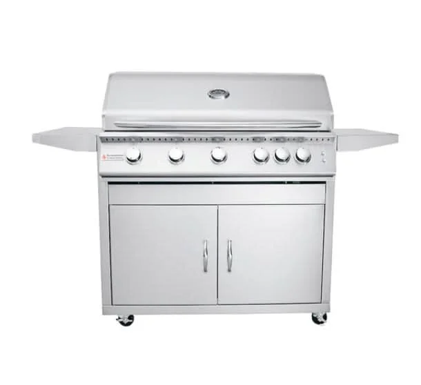 RCS 40" Premier Grill, Blue LED w/Rear Burners Propane Gas Freestanding - RJC40ALLPCK