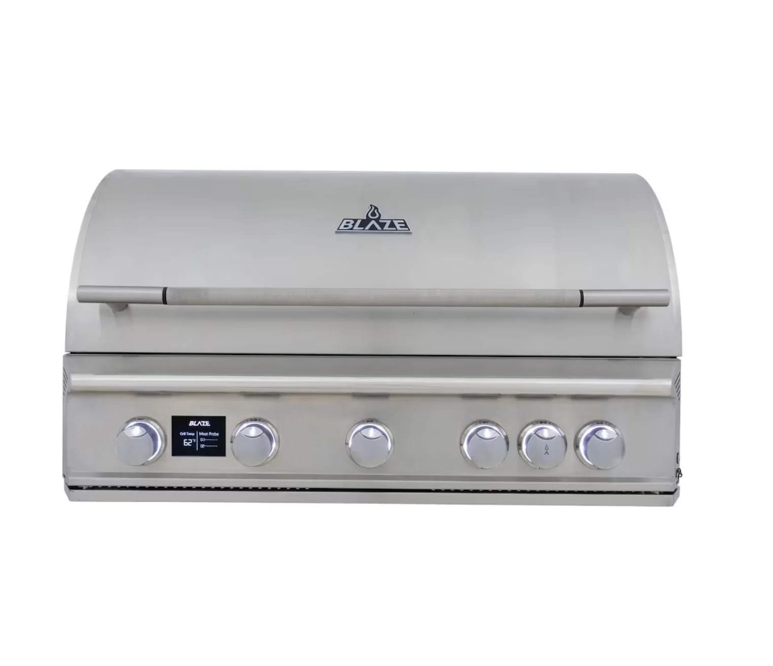 Blaze LTE PRO 40-Inch 5-Burner Built-in Natural Gas Grill w/ Digital Temperature Screen & Rear Infrared Burner - BLZ-5LTEPRO-NG