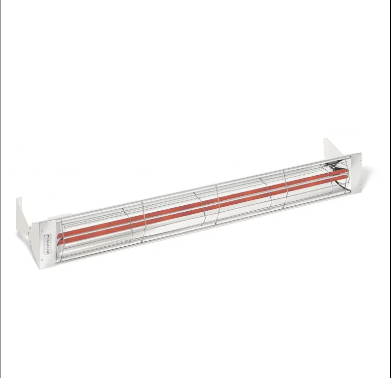 Infratech WD-Series 61 1/4-Inch 6000W Dual Element Electric Infrared Patio Heater, 480V, White - WD6048WH