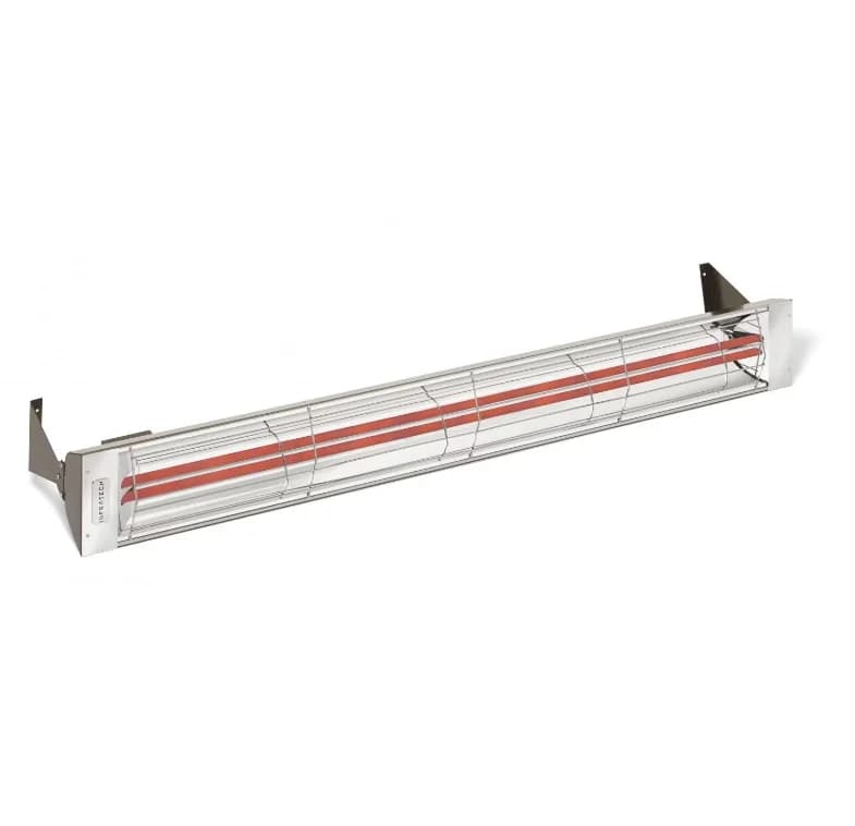 Infratech WD-Series 61 1/4-Inch 6000W Dual Element Electric Infrared Patio Heater, 480V, Bronze - WD6048BR