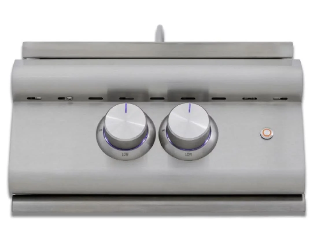 Blaze Premium LTE+ Built-In Natural Gas High Performance Power Burner W/ Wok Ring & Stainless Steel Lid - BLZ-PBLTE3-NG