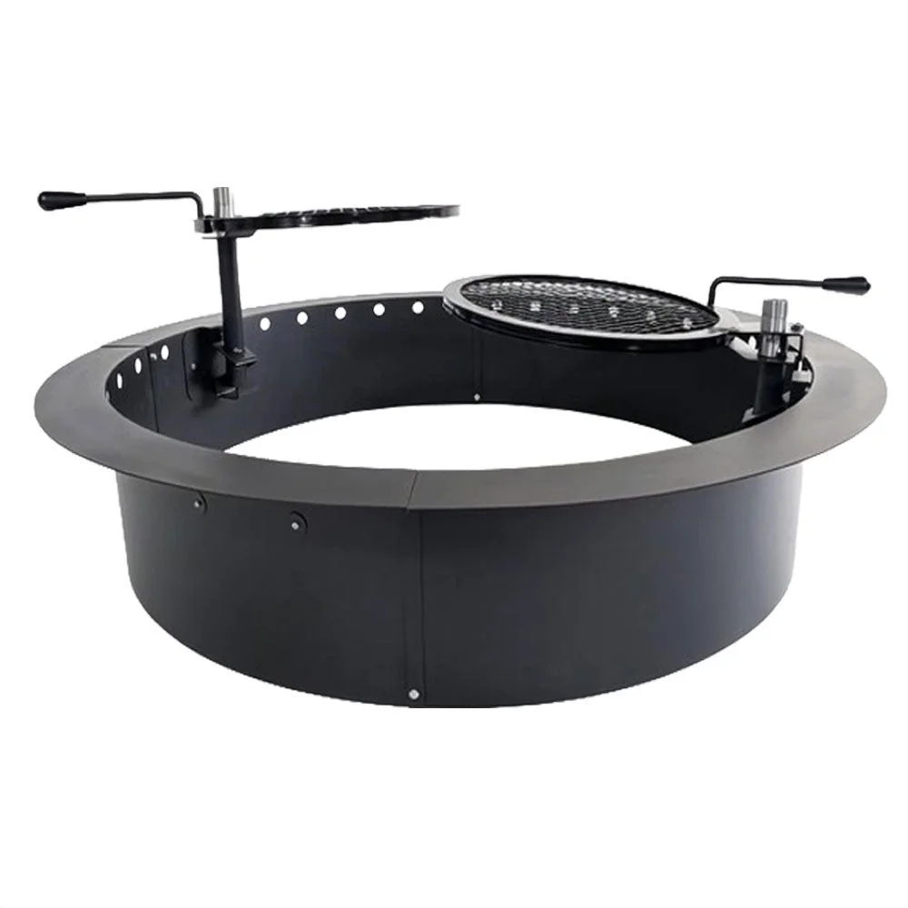 StarBBQ 48″ Smokeless Fire Pit Insert Dual Grill Package | STARBBQ-48SFPR-PKG