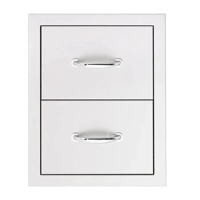 TrueFlame 17" Double Drawer- TF-DR2-17-A