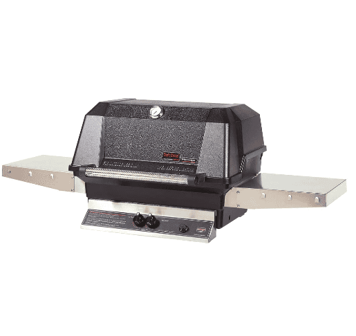 MHP WNK4DD - 57-Inch 2-Burner Stainless Patio Base Grill with Sear Magic Grids and Standard Burners - Natural Gas - WNK4DD-NS + OCOL + OP-N