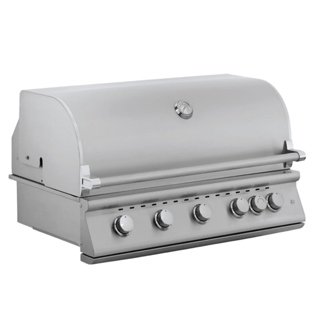 Grandeur Essential 40-inch Built-In 5 Burner Stainless Steel Bbq Grill with Interior Lights - 40BBQEssential