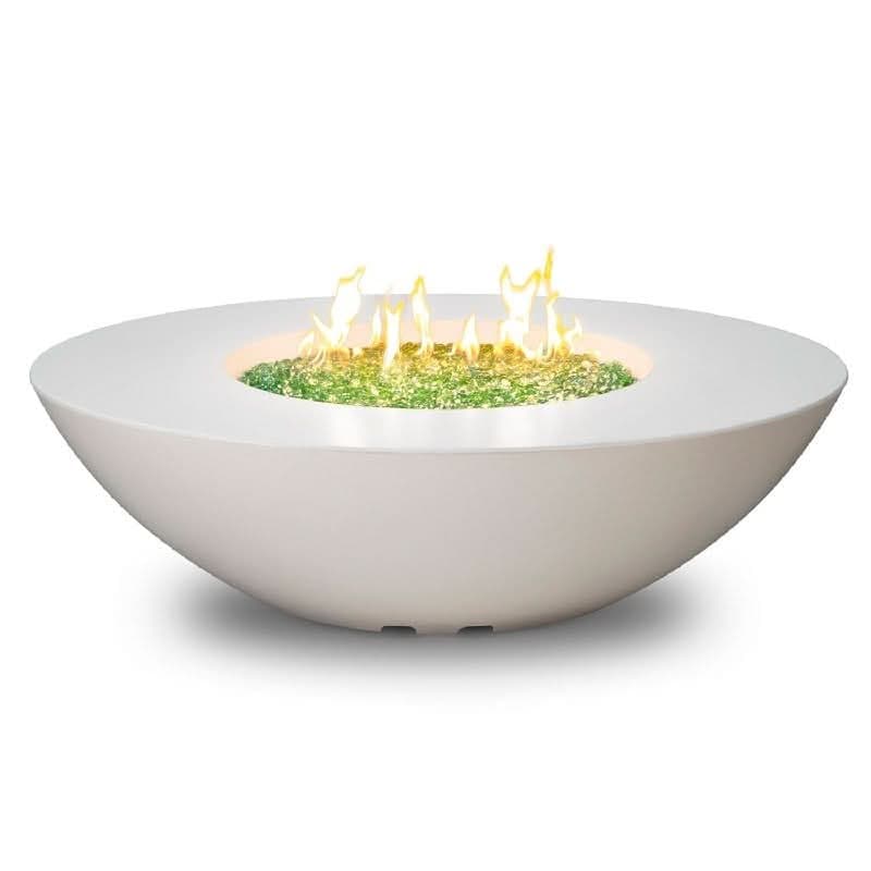 American Fyre Designs 18 Inch Calais Oval Firetable, Smoke, Natural Gas- 759-SM-11-M4NC