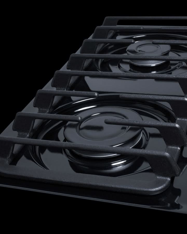 Summit 24 Wide 4 Burner Gas Cooktop Stainless Steel - ZTL033S
