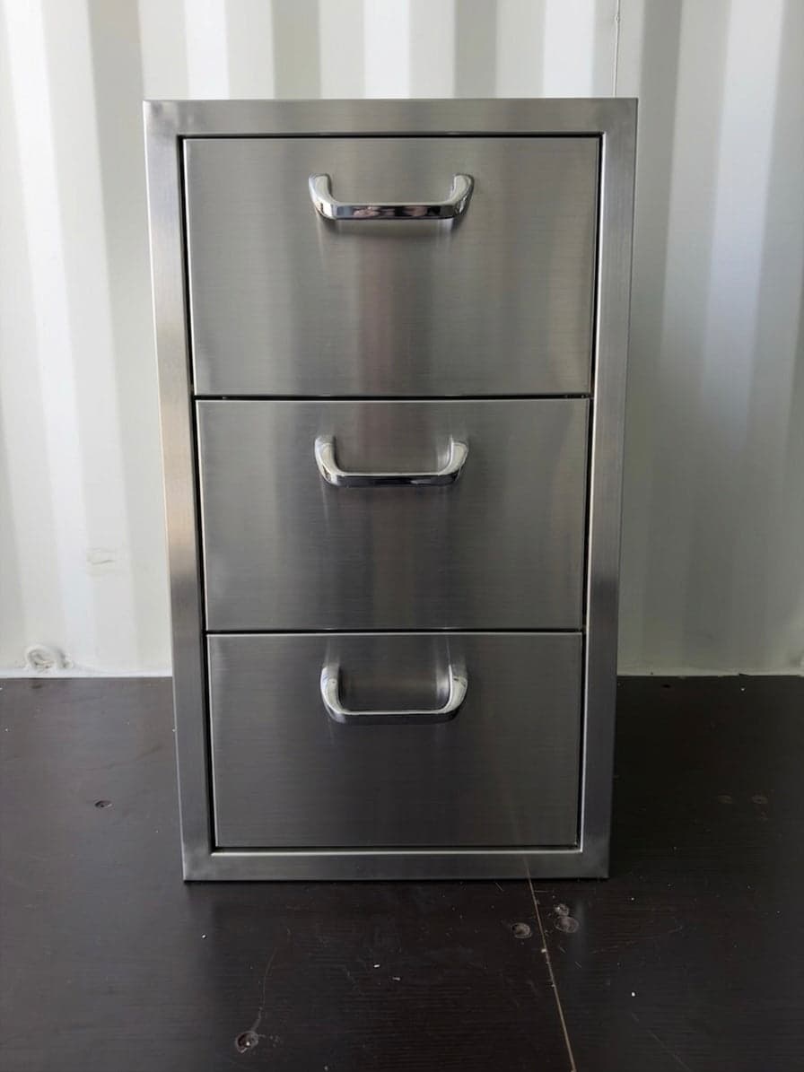 PCM 260 Series Triple Access Drawer with Paper Towel Holder - BBQ-260-DRW3-PTH-OB