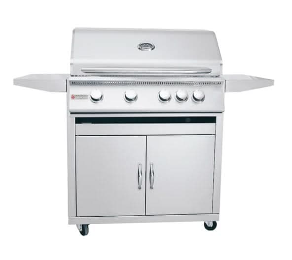 RCS Premier - 32-Inch 4-Burner Freestanding Grill with Rear Burner - Liquid Propane Gas - RJC32ALPCK