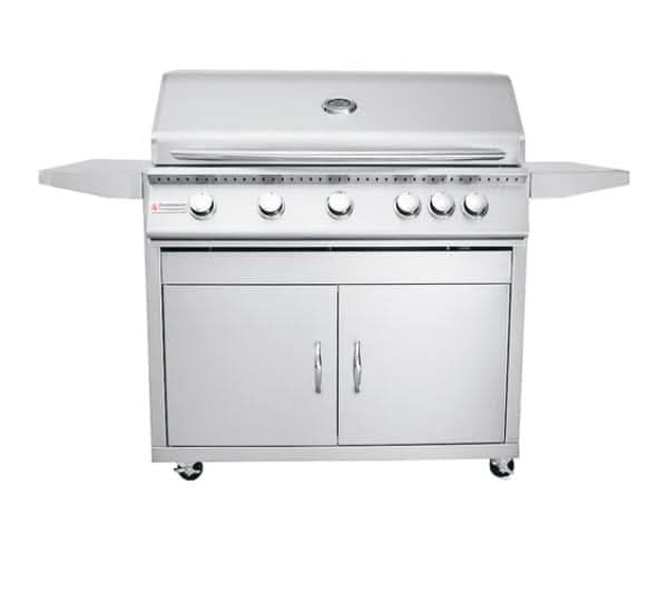 RCS Premier - 40-Inch 5-Burner Freestanding Grill with Rear Burner - Natural Gas - RJC40ACK